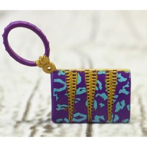 Monster High Doll Clawdeen Wolf Day at the Maul Purple Clutch Purse